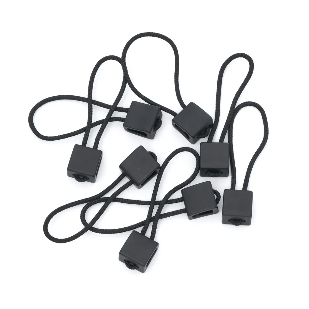 Aluminum Zip Pullers (Black)